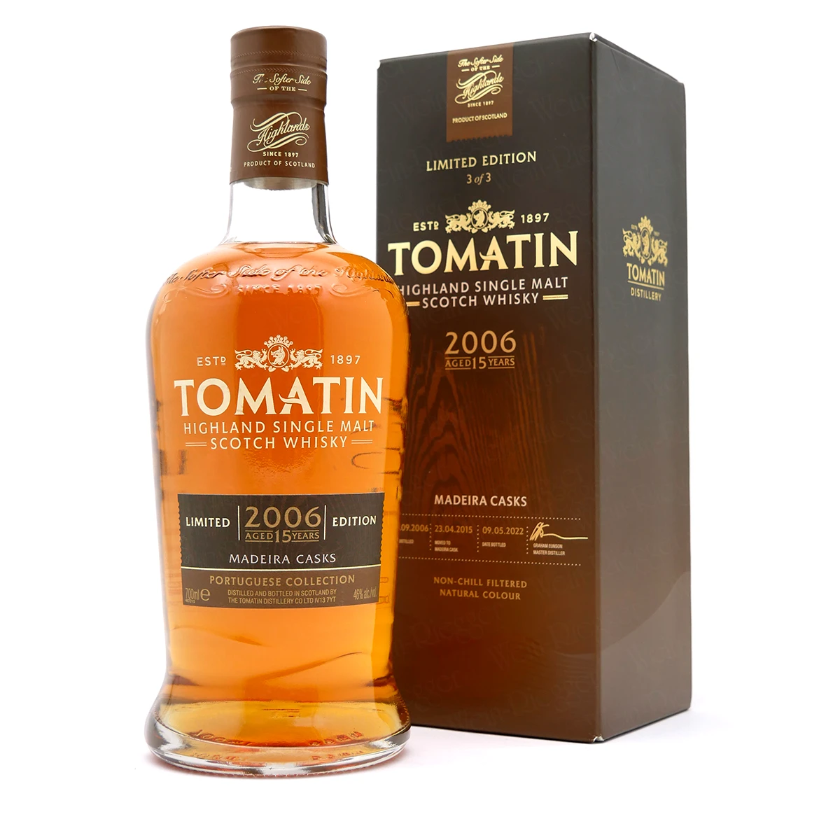 Tomatin 15 Jahre MADEIRA CASKS 2006/2022