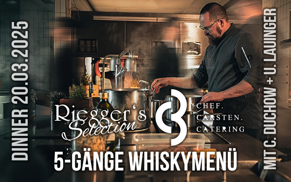 WHISKY DINNER: 5-Gänge Menü und edle Whiskys