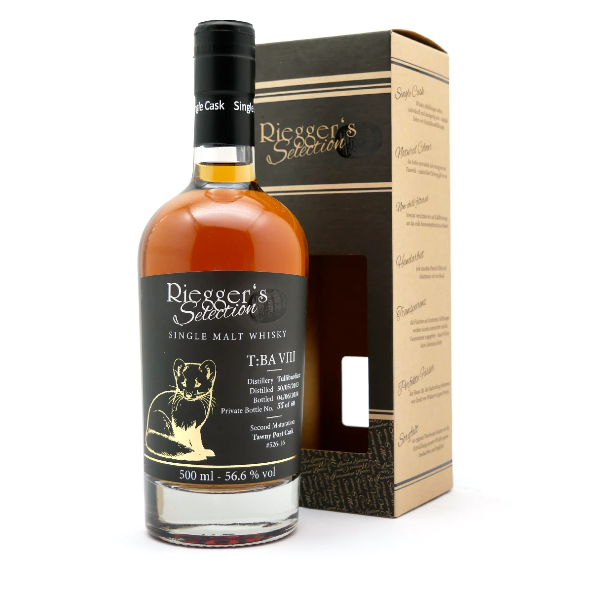 T:BA 8 - Tullibardine 2013 Tawny Port Cask - Riegger's Selection (56,6 % vol)