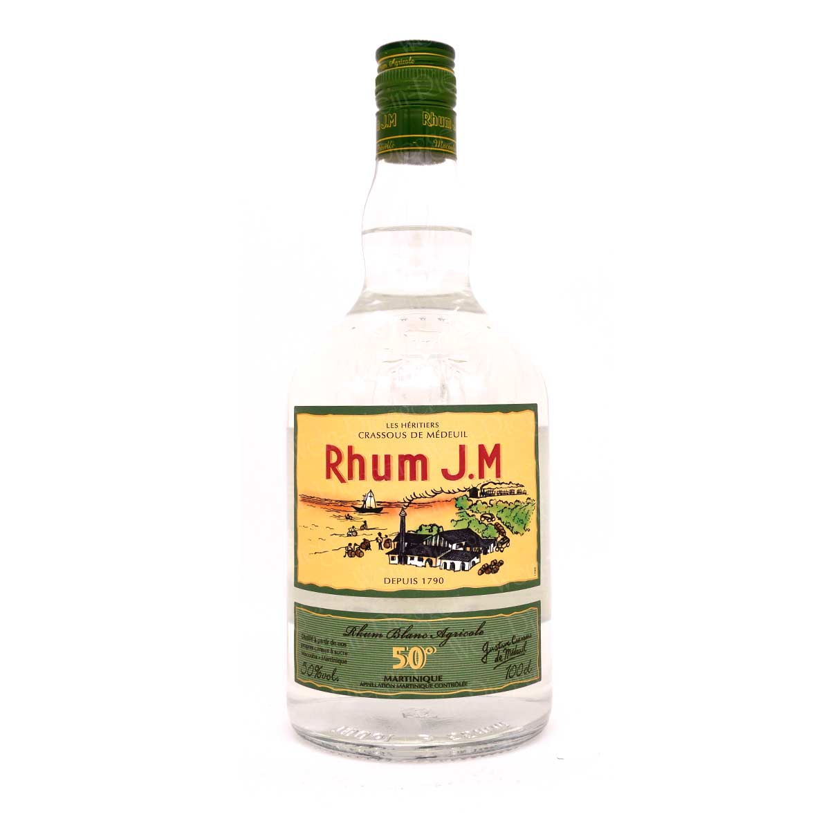 Rhum J.M 50 ° Martinique Blanc Agricole