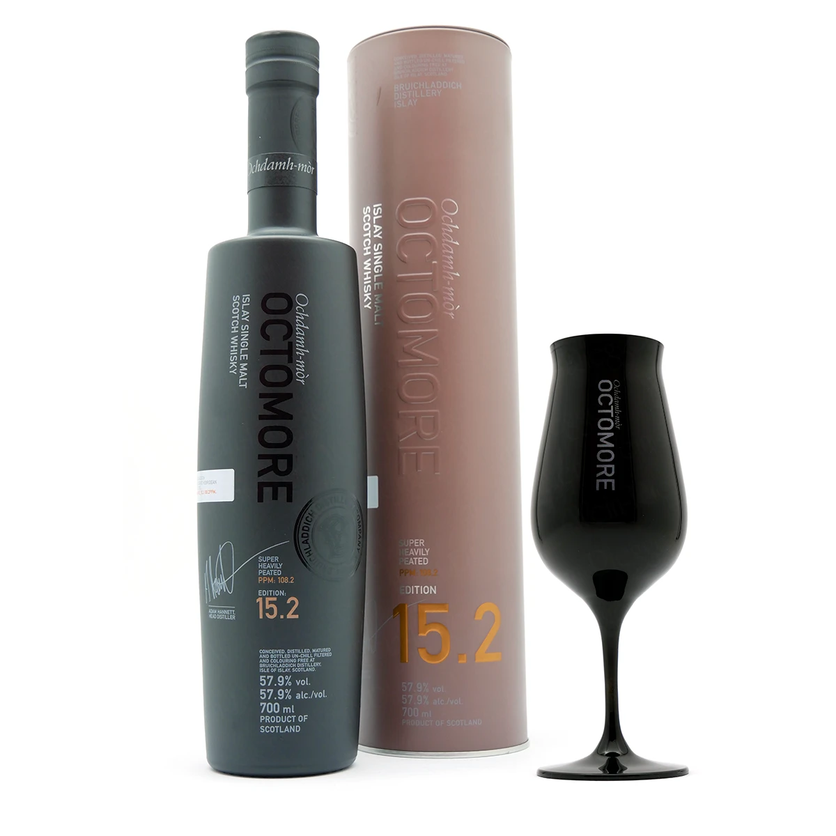 Octomore Edition 15.2 + gratis Black Octomore Snifter