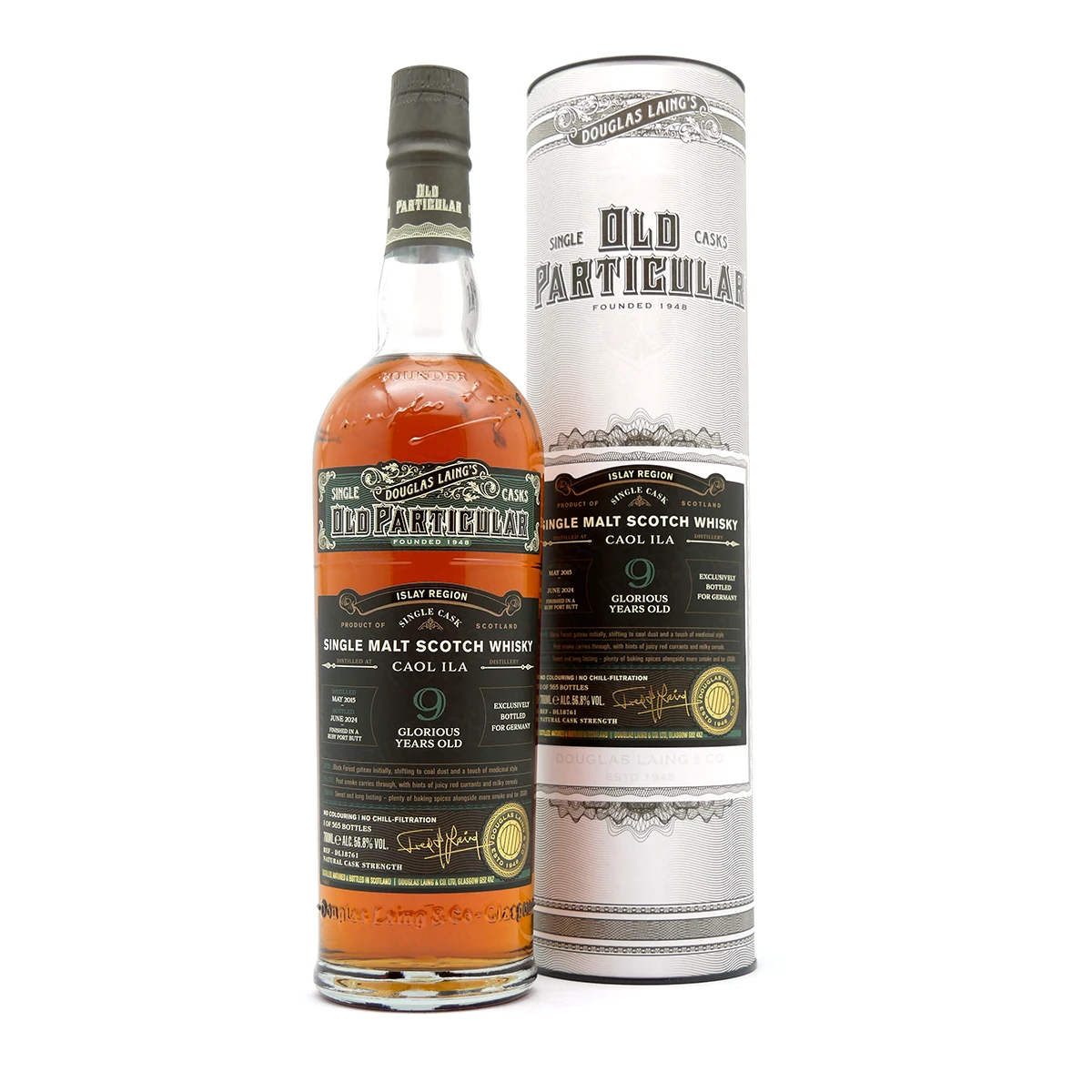 CAOL ILA 9 Jahre 2015-2024 Ruby Port - Douglas Laing Old Particular