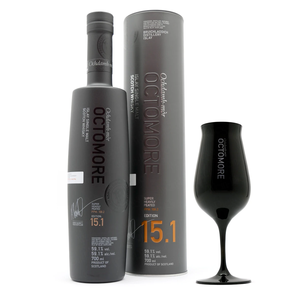 Octomore Edition 15.1 + gratis Black Octomore Snifter