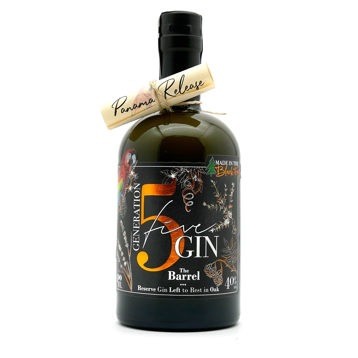 Generation 5 Gin Black SELECT PANAMA - Forest Gin