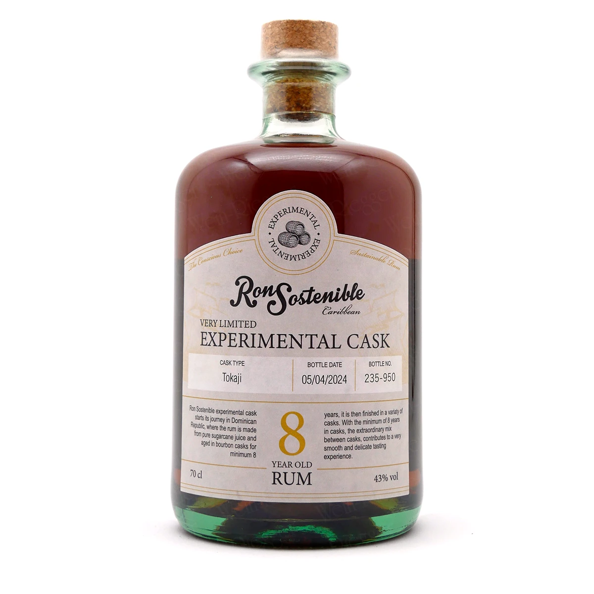 Ron Sostenible TOKAJI Experimental Cask 8 Jahre