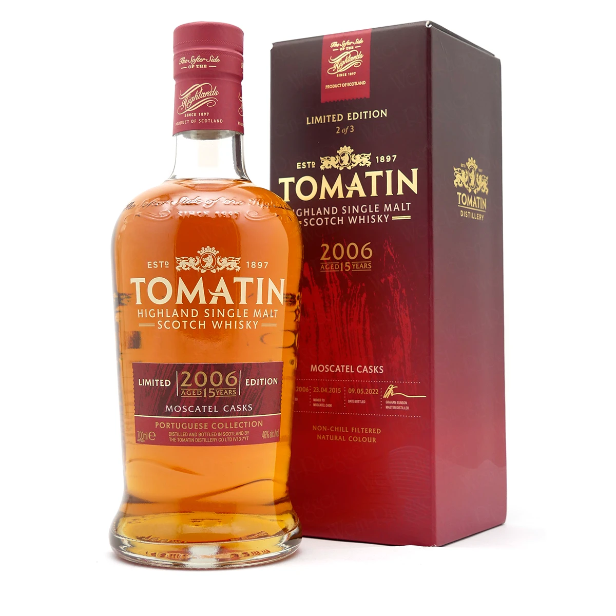 Tomatin 15 Jahre MOSCATEL CASKS 2006/2022