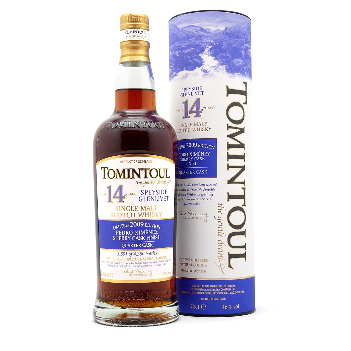 TOMINTOUL 14 Jahre 2009 PX Sherry Quarter Cask Finish